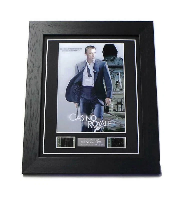 LUCKY MONKEY GIFTS JAMES BOND CASINO ROYALE FILM CELLS UNIQUE GIFT MEMORABILIA DANIEL CRAIG