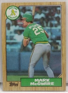 1987 topps Mark McGwire #366 RC Oakland Athletics - Picture 1 of 2