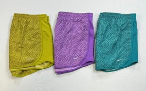 Girl's Nike Youth Standard Fit Reptile Print Running Run Shorts - Picture 1 of 7