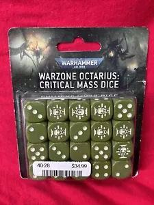 Neu Warhammer 40K Kriegsone Octarius: Kritisches Massenwürfel-Set (20) - Bild 1 von 6
