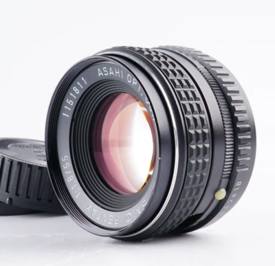 EX+++++ ASAHI PENTAX SMC 55mm F/1.8 Standard MF Lens From JAPAN - Image 1 of 4