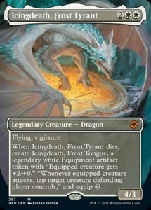 MTG ICINGDEATH, FROST TYRANT FOIL EXC MORTEGELIDA, TIRANNO DEL GELO AFR X EN - Picture 1 of 1
