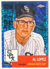 2022 TOPPS CHROME PLATINUM /199 AL LOPEZ #85  MINI DIAMOND Chicago White Sox