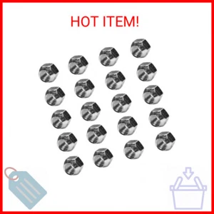 Twenty (20) 1/2-20 Zinc Plated Open End Acorn Lug Nuts | 13/16" Hex (BCP971) - Picture 1 of 2