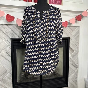 Blusa Angie azul marino grande - Imagen 1 de 4