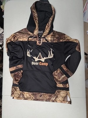 Gamehide Sweatshirt Men Medium Derr Camp Camo Hoodie Hunting (AA63) - Image 1 of 4