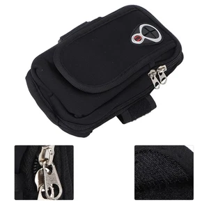 Mobile Phone Arm Bag Black Outdoor Fitness Waterproof Running Armband MarathoSA - Photo 1 sur 12