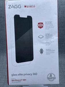 BinvisibleSHIELD Glass Elite Privacy Screen Protector iPhone 13 Pro Max /14plus - Photo 1 sur 4