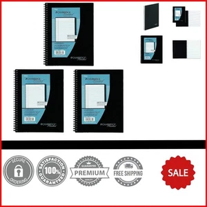 3 Pack Soft Cover Notebooks, 80 Sheets Each - Perfect for Office & School Use - Picture 1 of 7