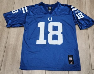Reebok NFL Indianapolis Colts Manning Football Mesh Jersey Youth Size L (14/16) - Picture 1 of 6