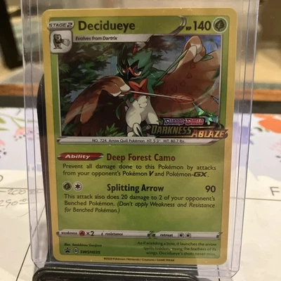 Decidueye - SWSH035 Prerelease Promo SWSH Sword & Shield Promo Cards SWSH035 C82 - Image 1 of 2
