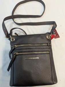 New Rosetti PEWTER Triple Play Bonnie Cross Body Bag, Cards Store In Front Flap - Picture 1 of 23