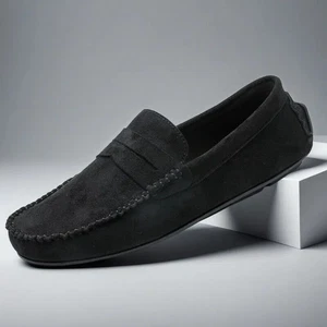 2025 New Shoes Casual Driving Men's Flat Shoes Shoes Loafers Gommino Slip-on UK. - Picture 1 of 14