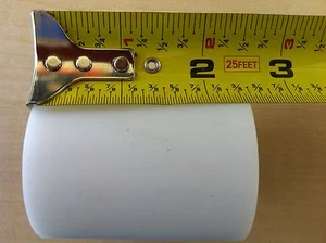 2" OD Conveyor Belt Rollers ~ Ultra High Molecular Weight Polyethylene L= 2-1/2" - Picture 1 of 11