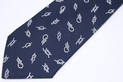 Gravata masculina de seda CHURCH'S para Eddy Monetti feita na Itália - Imagem 1 de 4