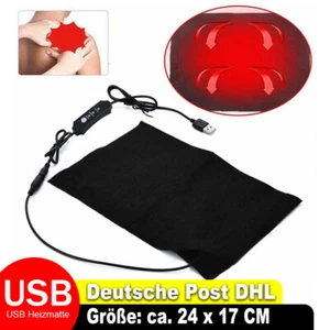 USB Heizdecke Heizkissen Heizmatte Elektrisch Wärme Haustier Hunde Katze 24x17cm - Bild 1 von 9