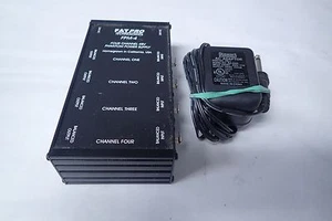 FAT PRO FPM-4 FOUR CHANNEL, 48V PHANTOM MICROPHONE POWER SUPPLY WITH AC ADAPTER - Picture 1 of 5