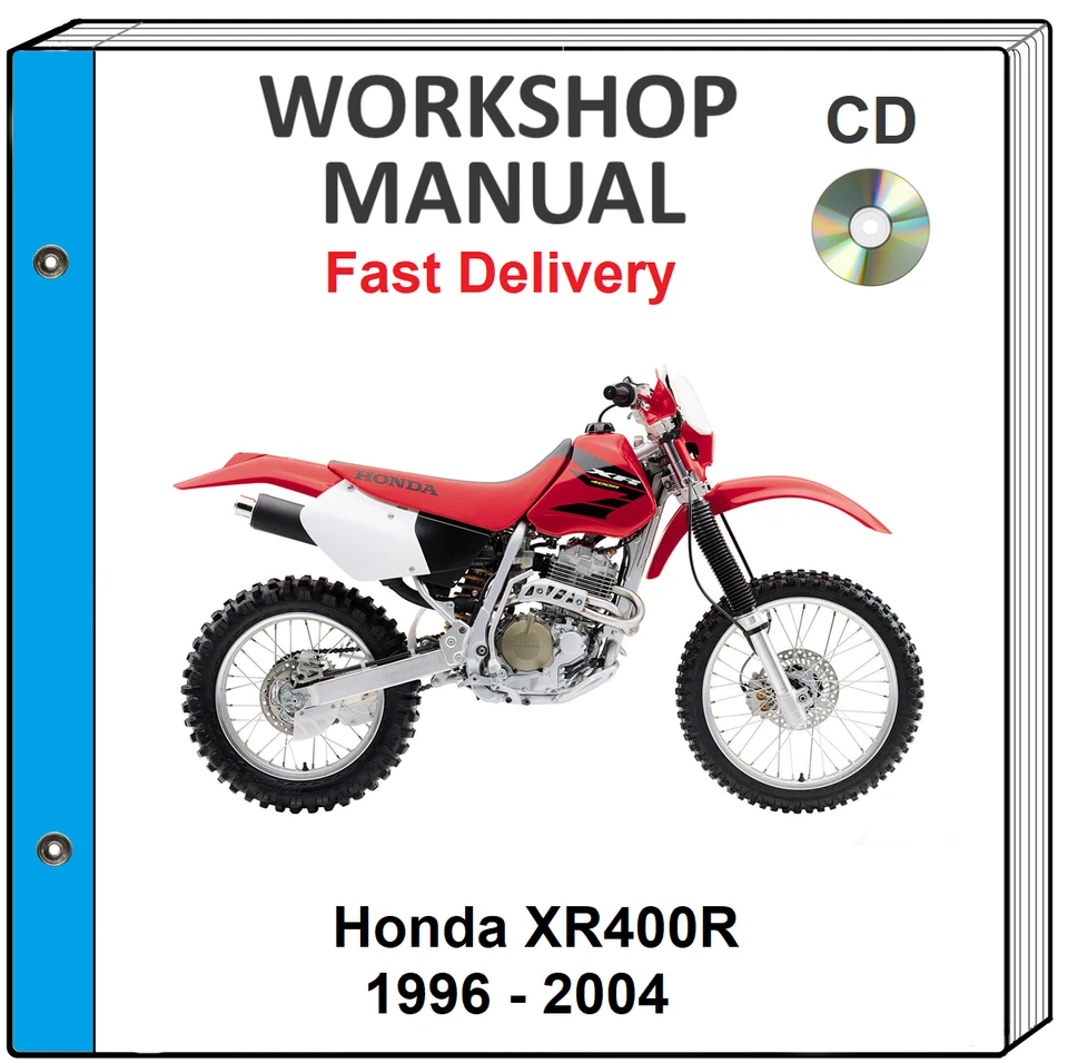HONDA XR400R 1997 1998 1999 2000 2001 2002 2003 MANUAL DE TALLER DE REPARACIÓN DE SERVICIO EN CD Foto 1 de 1