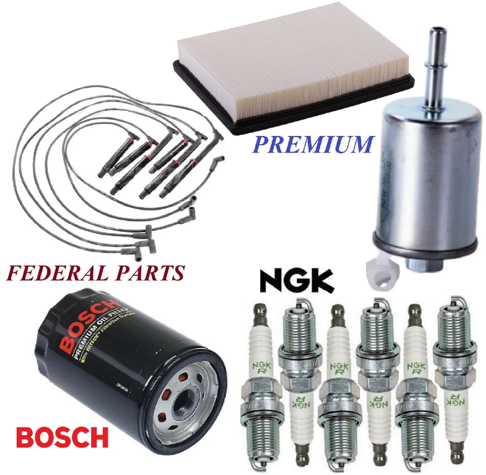 调整套件过滤器 火花塞 适用于 OLDSMOBILE CUTLASS SUPREME V6 3.4L 1994-1995 — 第 1/1 张图片