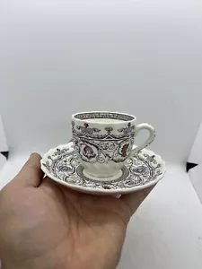 Vintage Copeland Spode Made in England Florence Demitasse Cup & Saucer EUC - Picture 1 of 16