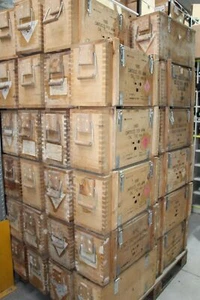 Original Italienische Munitionskiste – Holzkiste, Werkzeugbox, Transportkiste - Bild 1 von 8