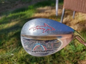 TIGER SHARK TRIPLE CROWN SAND WEDGE DESIGNED BY SIMMONS WITH A TIGER SHARK GRIP - Picture 1 of 11