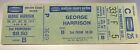 George Harrison 12/20/1974 Madison Square Garden Original Unused Concert Ticket