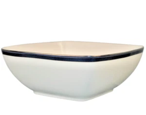 NORITAKE Fine China Stardust Platinum Square Serving Vegetable Bowl New - Picture 1 of 4
