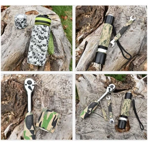 5x Non-woven Fabrics Self-adhesive Camo Tape Camping Craft Handle Wrap Strap DIY - Picture 1 of 10