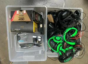 LOT of Speakers and Headphones - Sony, Razer etc. AS IS FOR PARTS, LOCAL PICK UP - Picture 1 of 5