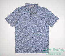 New Mens Straight Down Pacifico Polo Small S Blue MSRP $96