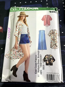 New Look Sewing Pattern - 6378 - Ladies Kimono Vest Top - XS-XL - Uncut - Picture 1 of 1