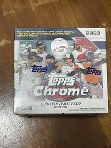 2023 Topps Chrome LOGOFRACTOR EDITION Baseball Mega Box Factory Sealed SHIP NOW - Picture 1 of 6