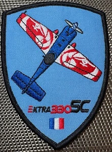 ÉCUSSON PATCH AVION DE VOLTIGE EXTRA 330 SC (ÉCU 77) RARE ! - Picture 1 of 2