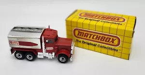 MATCHBOX Superfast n. 56-D Peterbilt, corpo rosso 'GETTY' NUOVO nella SCATOLA! 1982 - Foto 1 di 15