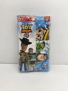 Disney PIXAR Toy Story 4 Boys' Cotton Briefs, Size 6 (5 Pack) - Picture 1 of 4