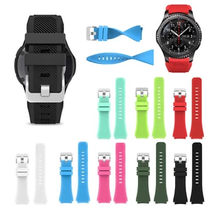 Silikon Ersatz Uhrenarmband für Samsung Gear S3 Classic/Frontier 22 mm - Bild 1 von 50