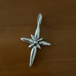 Very Unique designed Sterling silver cross Pendant From Mexico ,1.5”Long - Picture 1 of 4