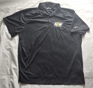 AEW All Elite Wrestling Employee Nike Golf Dri Fit Polo Shirt - Size 3XL / XXXL - Picture 1 of 5