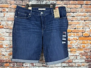 Bermudas clásicas para mujer Levis tiro medio talla 18W hipersuaves - Imagen 1 de 10