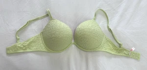 PINK Victoria’s Secret Wear Everywhere Super Push Up BH 36 D, limettengrün - Bild 1 von 11