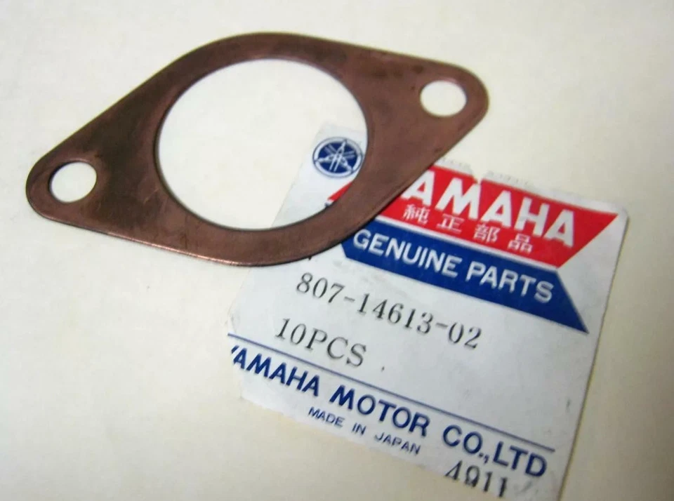 Новая прокладка выхлопной трубы от оригинального производителя Yamaha 1974-1983 RD DT XT SR YZ 807-14613-02 - Изображение 1 из 4