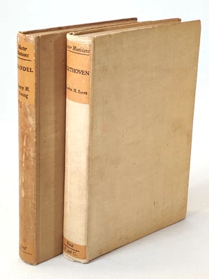 Master Musicians Beethoven & Handel 1951 By Eric Bloom Marion Scott Percy Young - Image 1 of 4