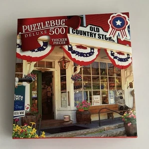 New Puzzle "Old Country Store” 500 Pieces Puzzlebug DeLuxe 20” x 12” - Picture 1 of 8