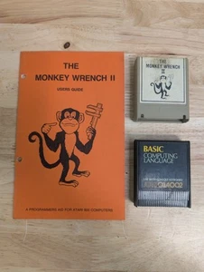 TESTED The Monkey Wrench II - 1984 EHS Atari 800XL Computer Cartridge W/ Manual - Afbeelding 1 van 11