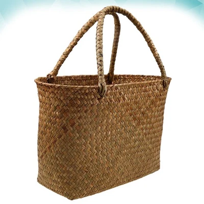  Handgefertigter Blumenkorb Übertopf Kleiner Geflochten Geflochtener - Bild 1 von 4