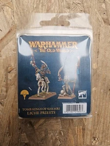 Warhammer Fantasy Old World Tomb Kings Liche Priests Metal Blister - Picture 1 of 3