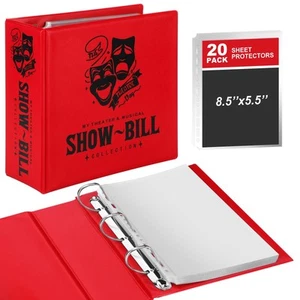 Carpeta Broadway Playbill Show-Bill D-Ring Carpeta para Broadway y Teatro Sho... - Imagen 1 de 6