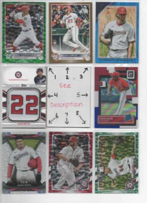 NEW Washington Nationals U-PICK - Serial #'d JERSEY AUTO Rookies SOTO STRASBURG - Image 1 of 4