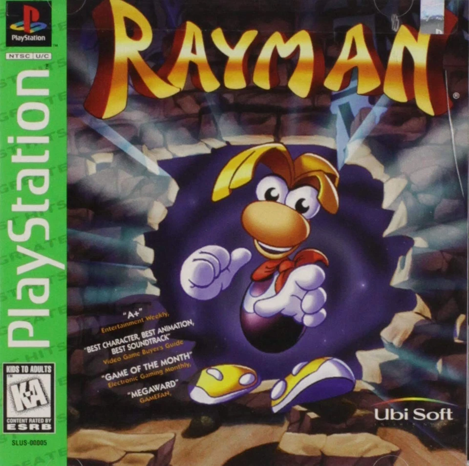 SONY PlayStation PS1 PSOne Rayman Rush (GAME DISC ONLY) - Image 1 of 1